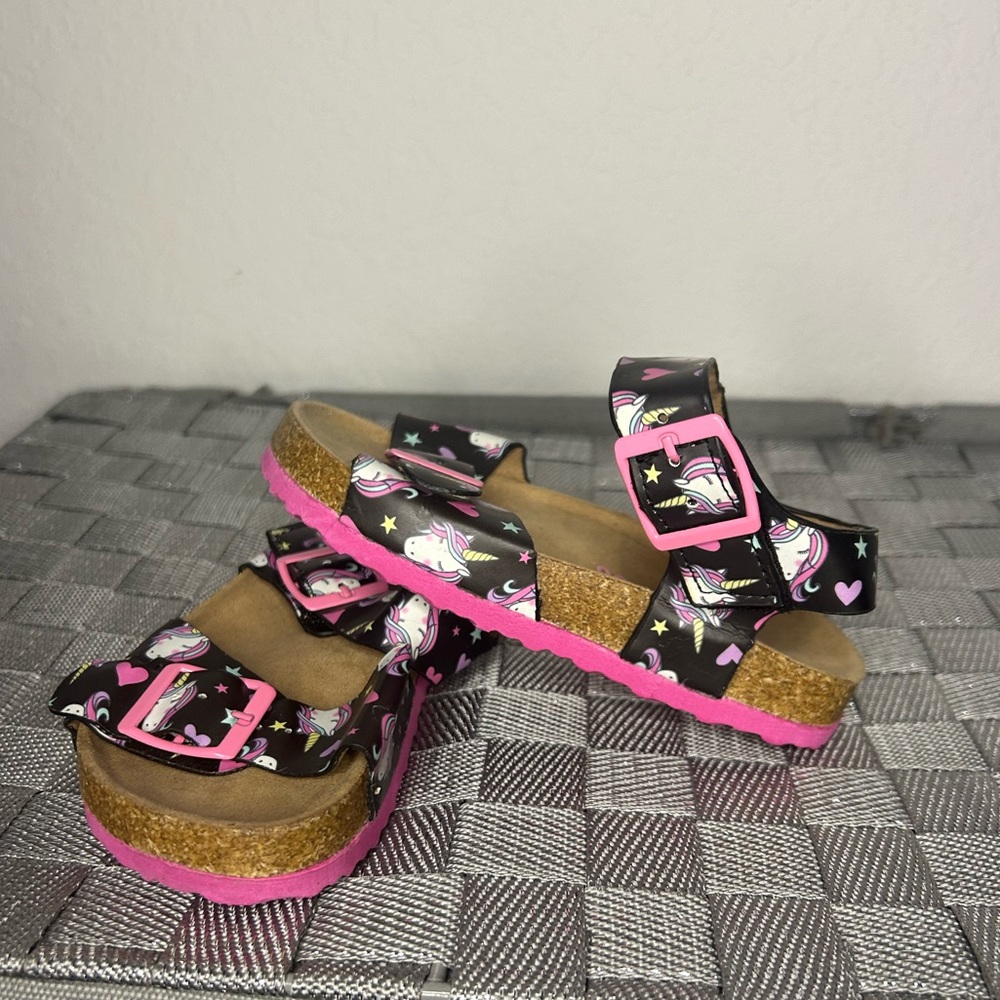 Unicorn themed sandals